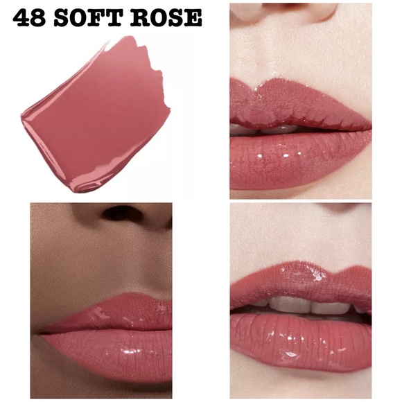 BNIB CHANEL LE ROUGE DUO ULTRA TENUE IN 48 - SOFT ROSE $48 - Picture 3 of 10